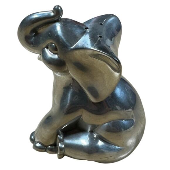 Lenox Heavy Metal Elephant Pepper Shaker Only Silver Good Condition - Picture 4 of 7